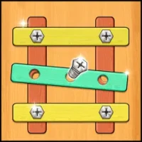 Bolts &amp; Nuts - Wood Puzzle Sim