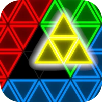 Glow Block: Triangle Puzzle