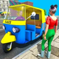 Taxi Driving Tuk Tuk 3D Games