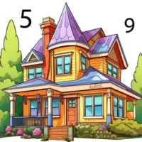 Cozy Home Color By Number Game