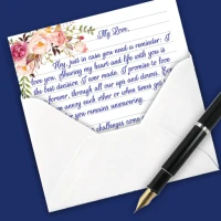 Handwritten Letters: Make Card