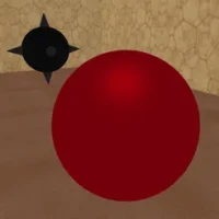Red ball &amp; maze. Inside View
