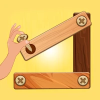 Screw Puzzle : Wood Nuts Bolts
